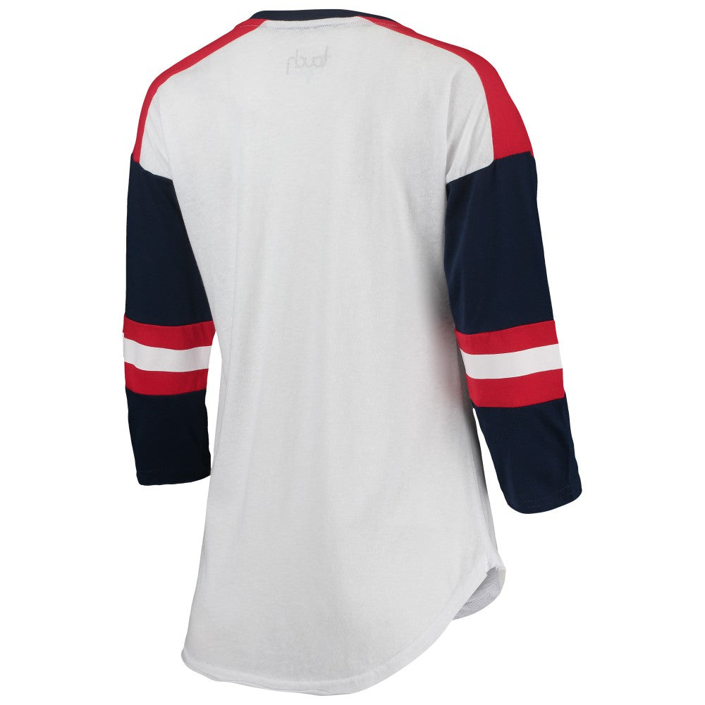 Minnesota Twins Touch Women's Base Runner 3/4-Sleeve V-Neck T-Shirt - MLB