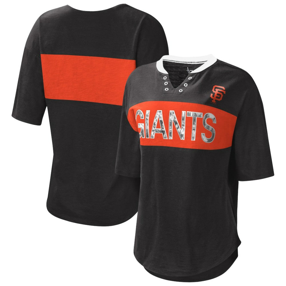San Francisco Giants Touch Women's Lead Off Notch Neck T-Shirt - MLB