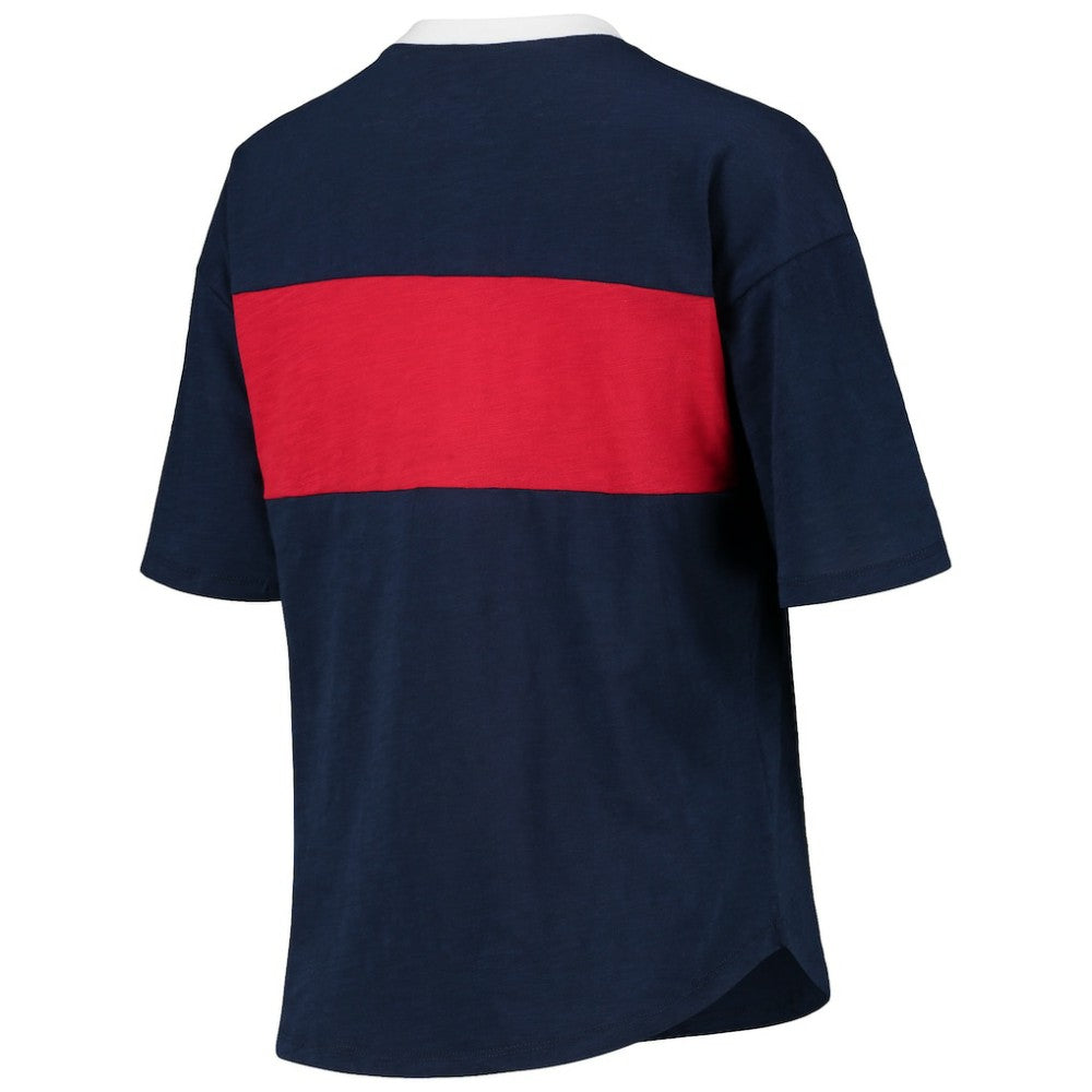 Boston Red Sox Touch Women's Lead Off Notch Neck T-Shirt - MLB