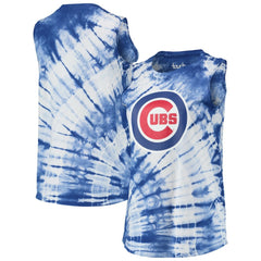 Chicago Cubs Touch Women's Money Ball Tie-Dye Tank Top - MLB