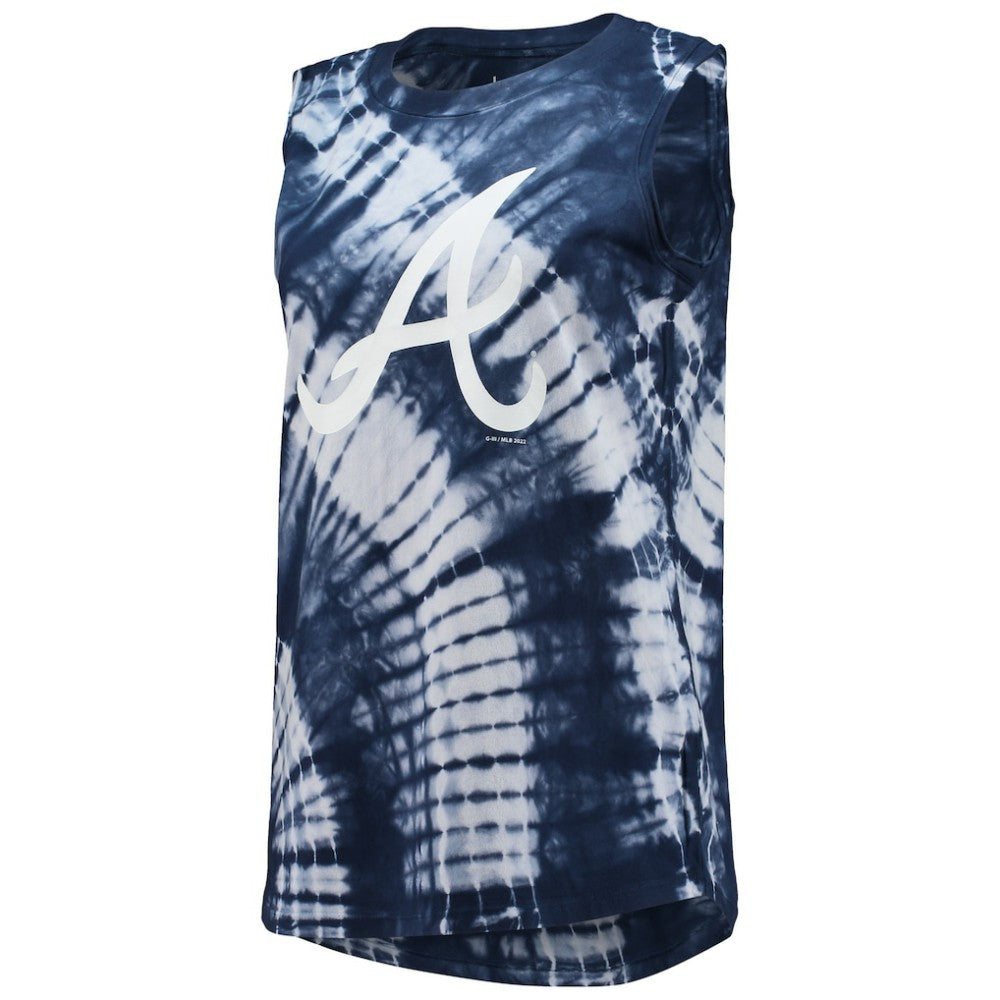 Atlanta Braves Touch Women's Money Ball Tie-Dye Tank Top - MLB
