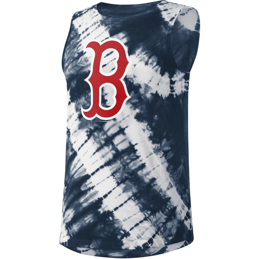 Boston Red Sox Touch Women's Money Ball Tie-Dye Tank Top - MLB