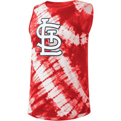 St. Louis Cardinals Touch Women's Money Ball Tie-Dye Tank Top - MLB
