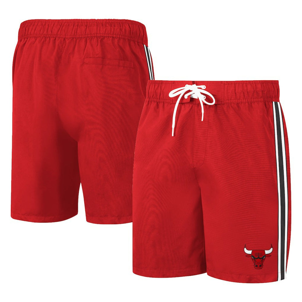 Chicago Bulls G-III Sports by Carl Banks Sand Beach Volley Swim Shorts Red - NBA