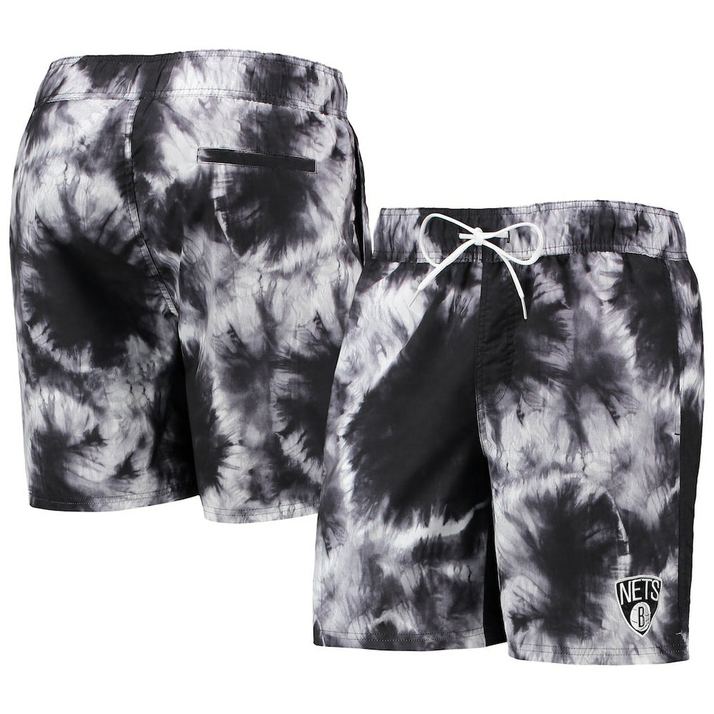Brooklyn Nets G-III Sports by Carl Banks Splash Volley Swim Shorts Black - NBA