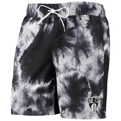 Brooklyn Nets G-III Sports by Carl Banks Splash Volley Swim Shorts Black - NBA