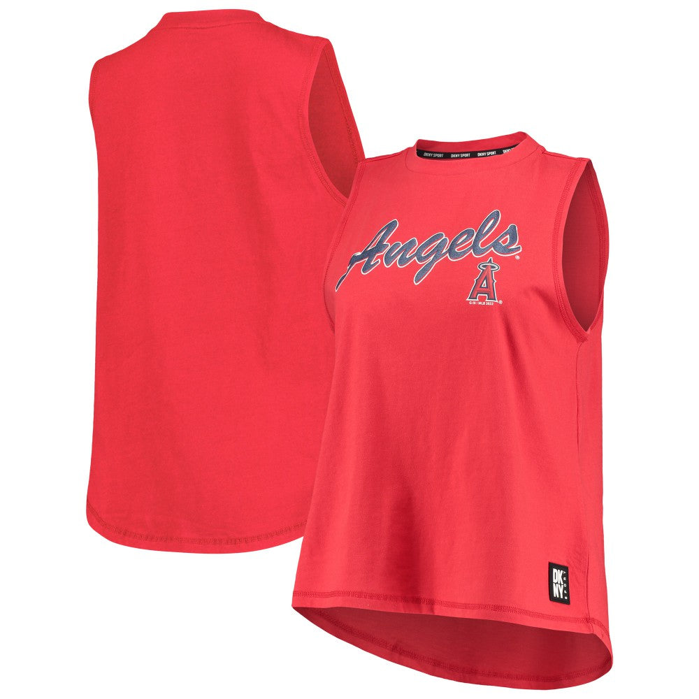 Los Angeles Angels DKNY Sport Women's Marcie Tank Top - MLB