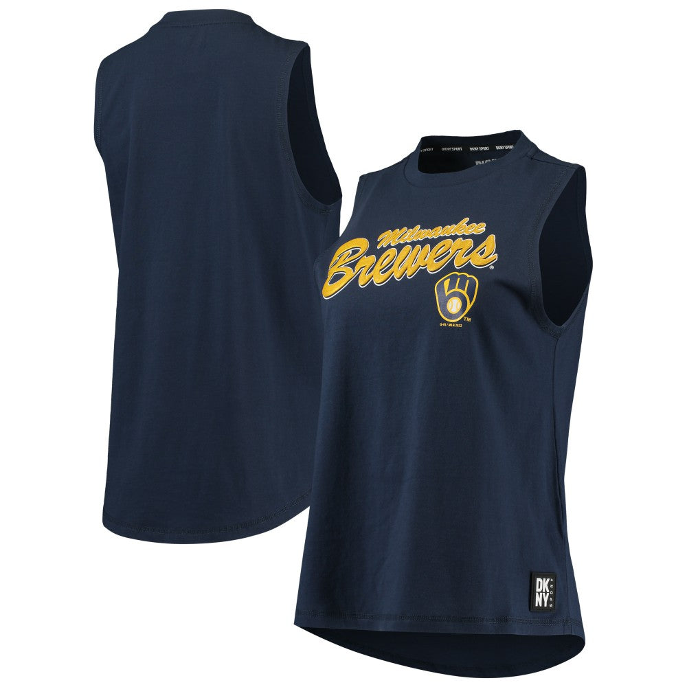 Milwaukee Brewers DKNY Sport Women's Marcie Tank Top - MLB
