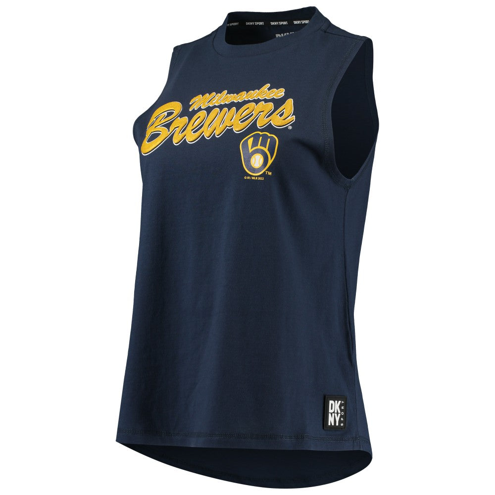 Milwaukee Brewers DKNY Sport Women's Marcie Tank Top - MLB