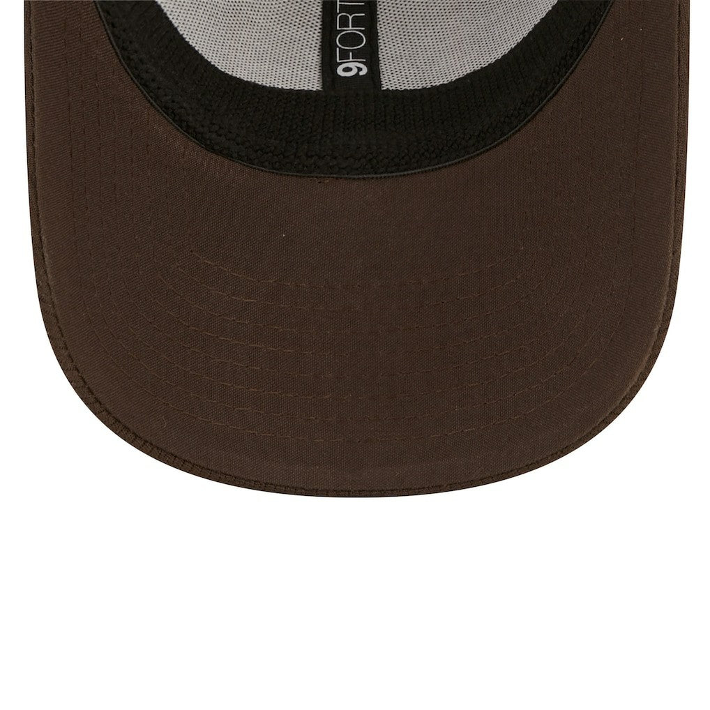 Cleveland Browns New Era Framed AF 9FORTY Snapback Hat Brown | NFL