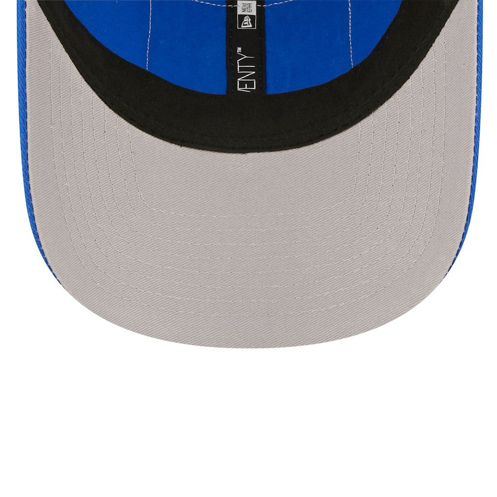 Los Angeles Rams New Era Devoted Trucker 9TWENTY Snapback Hat Royal/Natural | NFL