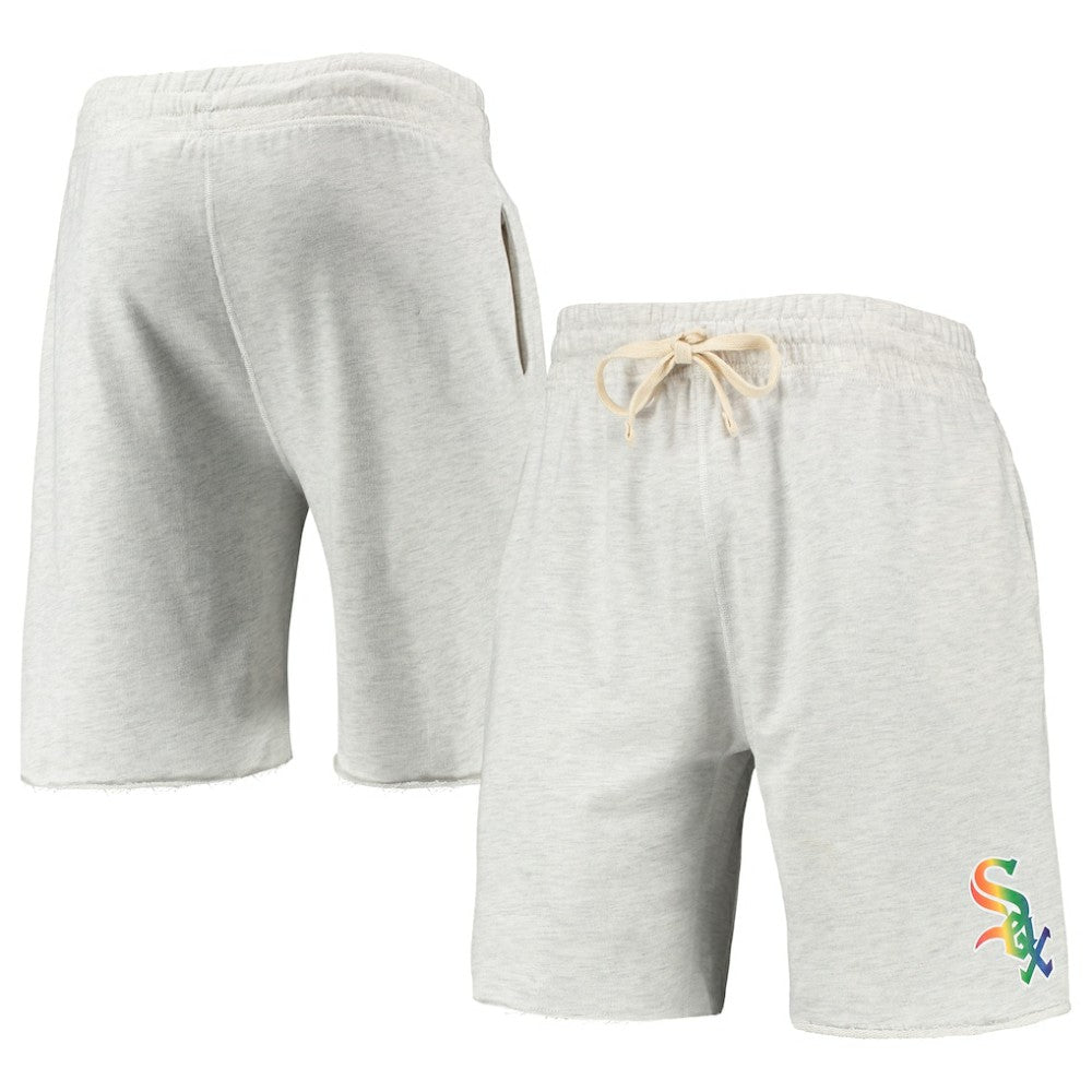 Chicago White Sox Concepts Sport Mainstream Logo Terry Tri-Blend Shorts - MLB