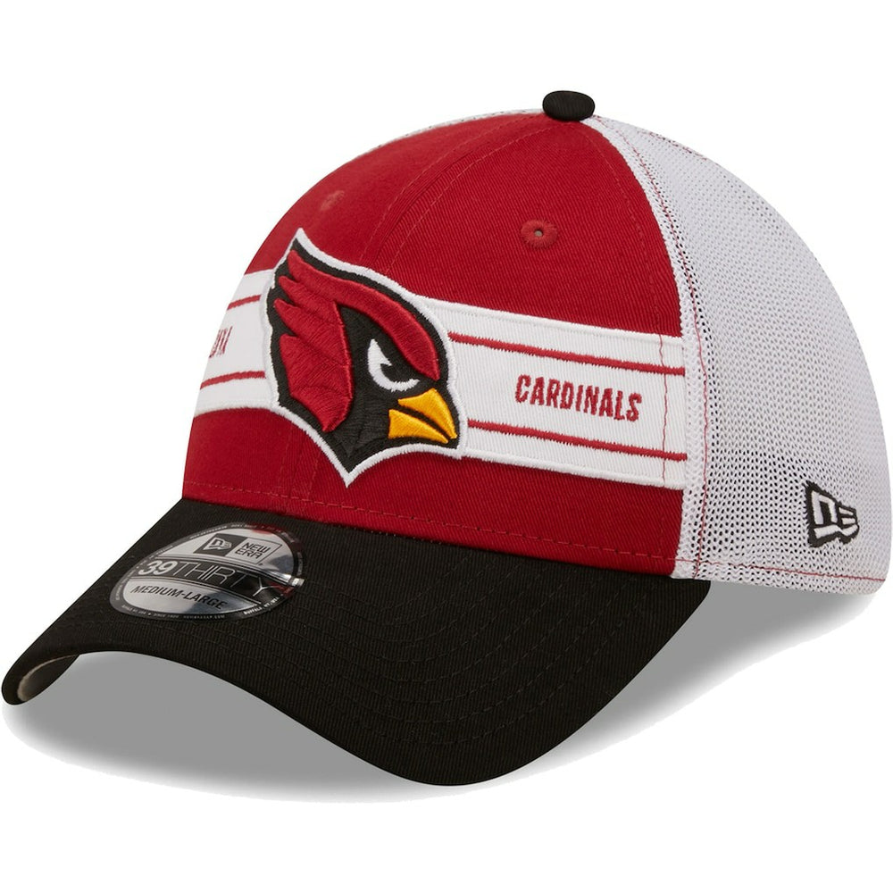 Arizona Cardinals New Era Team Banded 39THIRTY Flex Hat Cardinal/Black | NFL