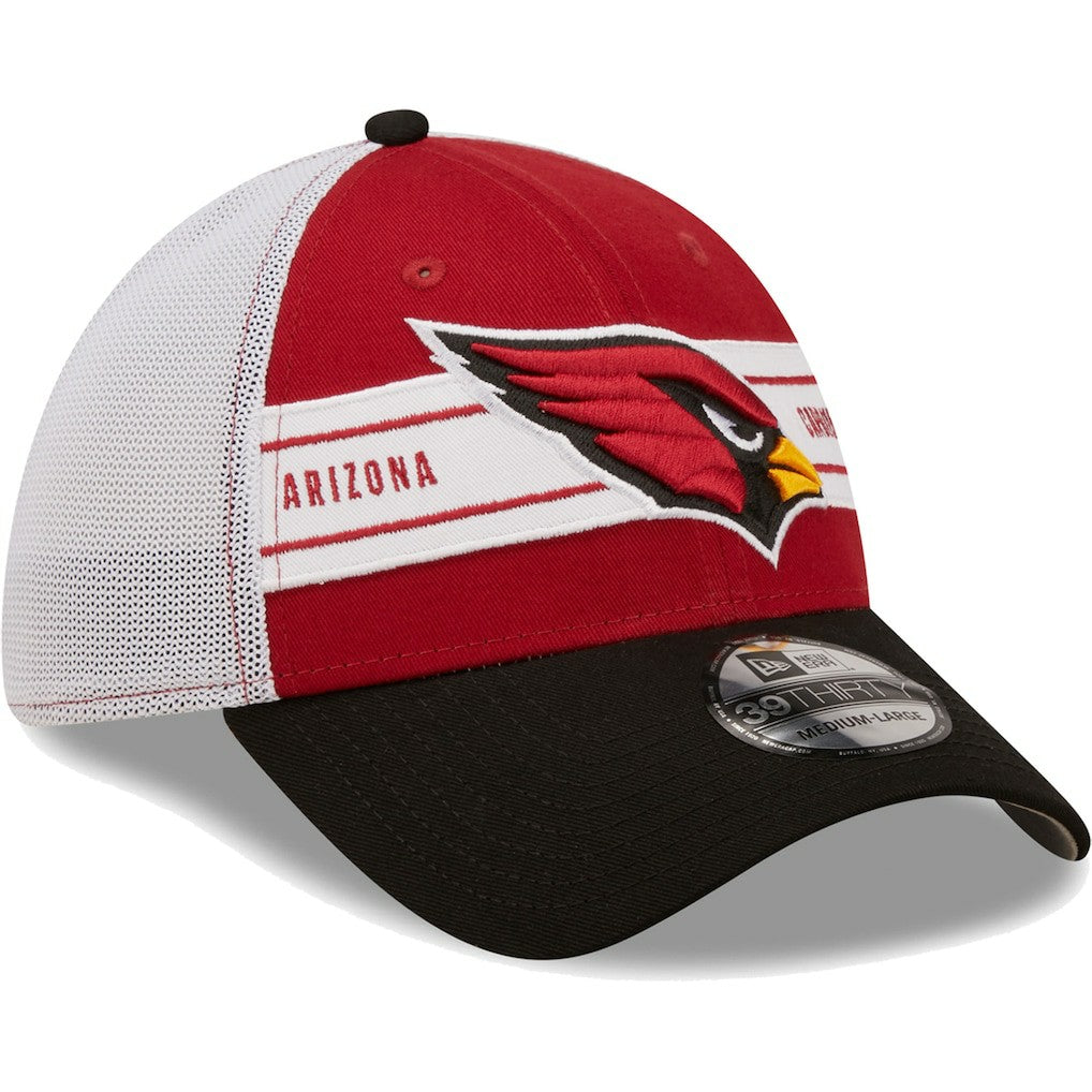 Arizona Cardinals New Era Team Banded 39THIRTY Flex Hat Cardinal/Black | NFL