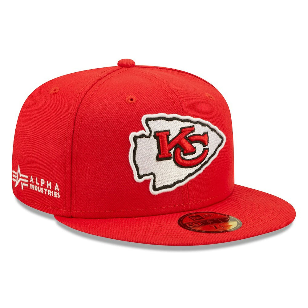 Kansas City Chiefs New Era x Alpha Industries Alpha 59FIFTY Fitted Hat Red | NFL