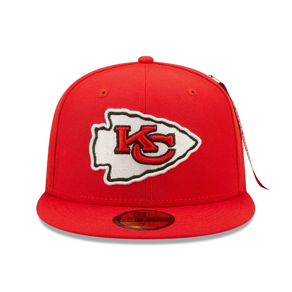 Kansas City Chiefs New Era x Alpha Industries Alpha 59FIFTY Fitted Hat Red | NFL
