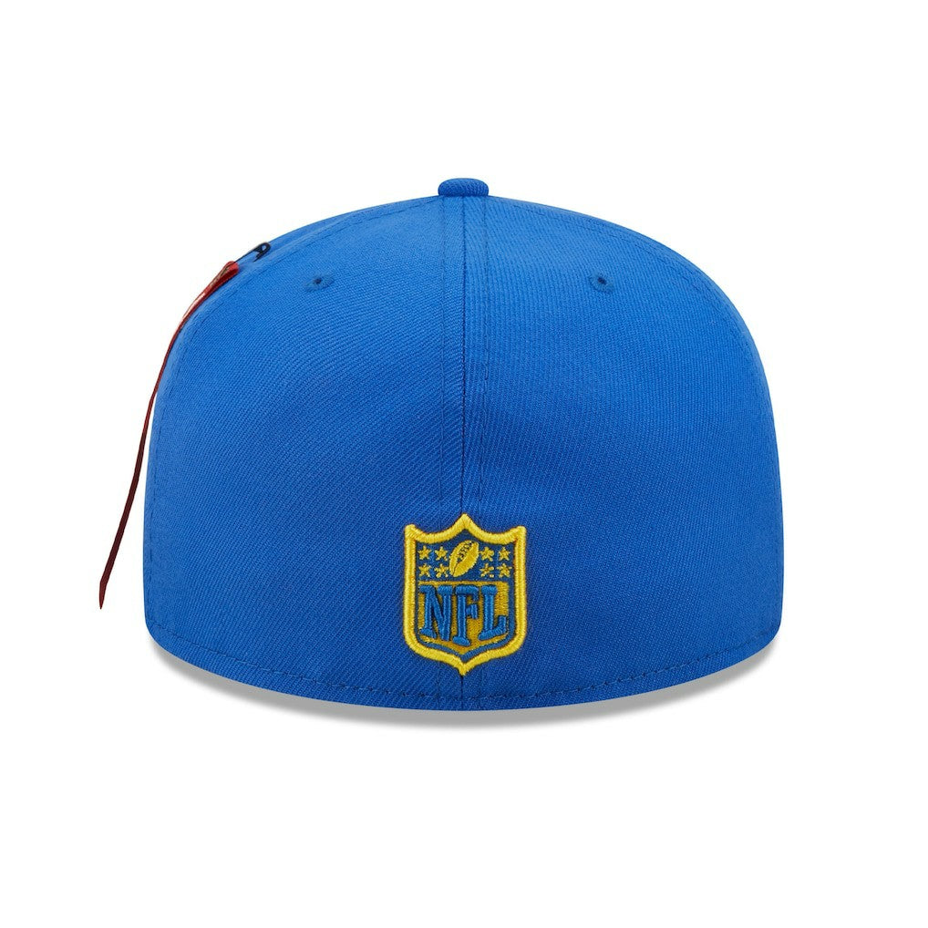 Los Angeles Rams New Era x Alpha Industries Alpha 59FIFTY Fitted Hat Royal | NFL