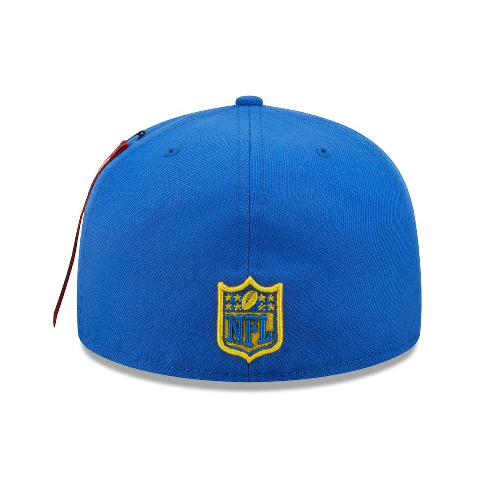 Los Angeles Rams New Era x Alpha Industries Alpha 59FIFTY Fitted Hat Royal | NFL