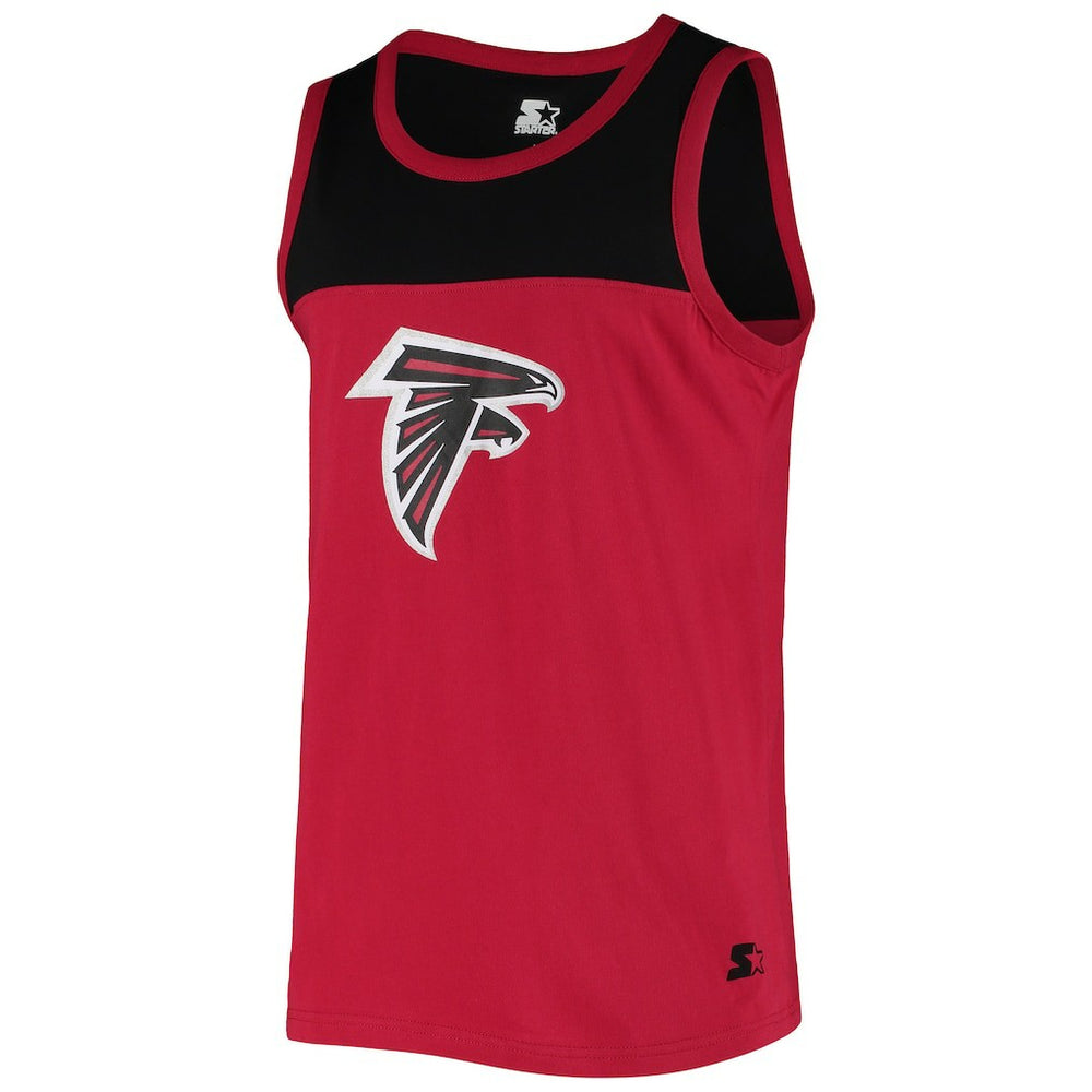Atlanta Falcons Starter Team Touchdown Fashion Tank Top Red/Black | NFL