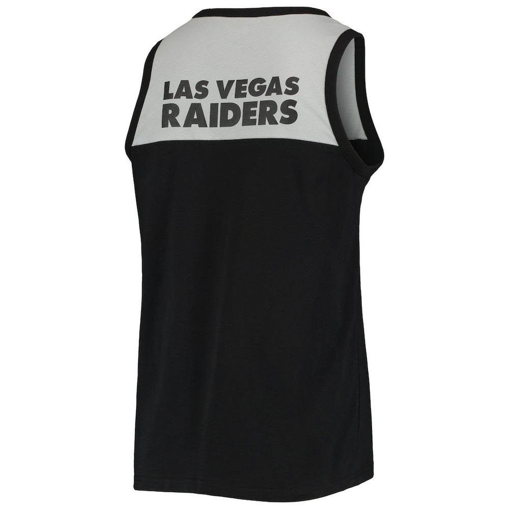 Las Vegas Raiders Starter Team Touchdown Fashion Tank Top Black/Silver | NFL