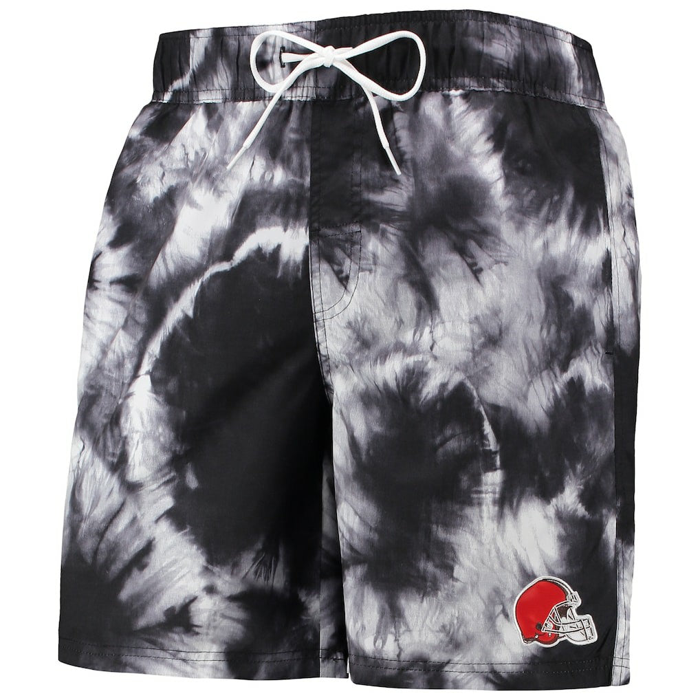 Cleveland Browns G-III Sports by Carl Banks Splash Volley Swim Shorts Black | NFL