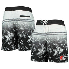 Cleveland Browns G-III Sports by Carl Banks Island Volley Swim Shorts Black | NFL