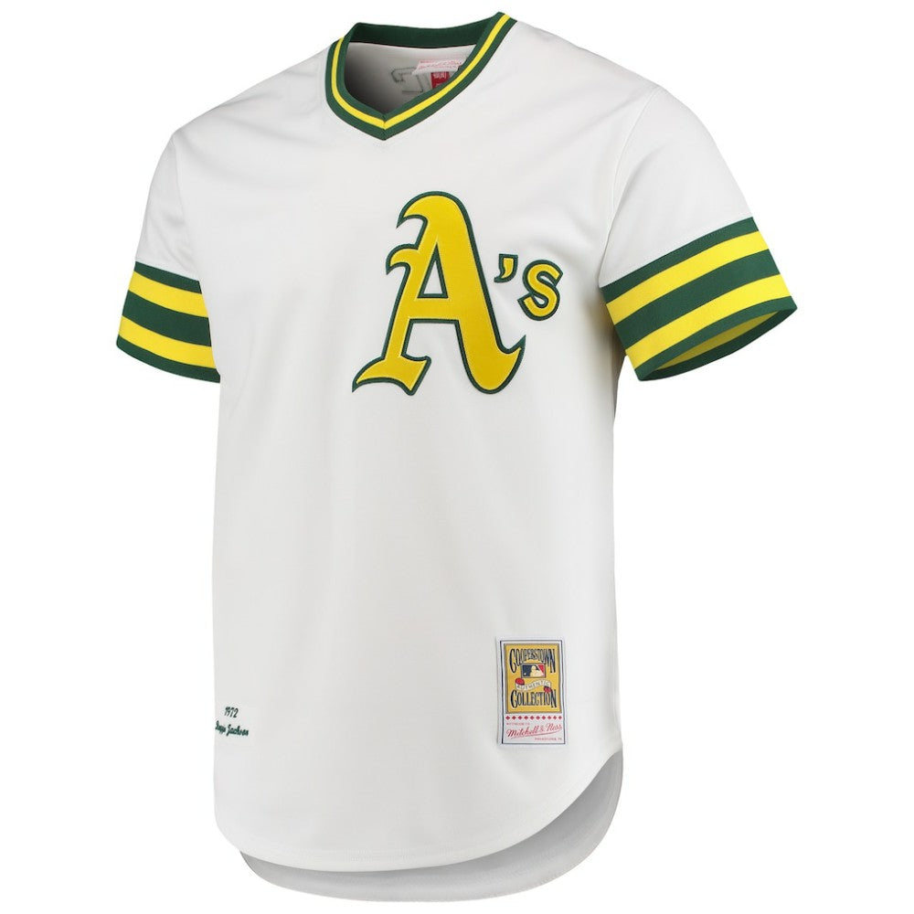 Reggie Jackson Athletics Mitchell & Ness 1972 Cooperstown Collection Authentic Jersey - MLB