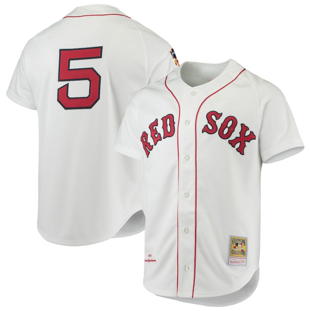 Nomar Garciaparra Boston Red Sox Mitchell & Ness 1997 Cooperstown Collection Authentic Jersey - MLB