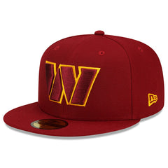 Washington Commanders New Era Team Basic 59FIFTY Fitted Hat Burgundy | NFL