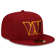 Washington Commanders New Era Team Basic 59FIFTY Fitted Hat Burgundy | NFL
