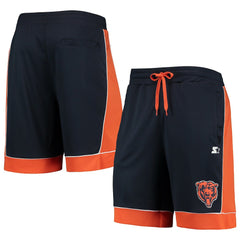 Chicago Bears Starter Fan Favorite Fashion Shorts Navy/Orange | NFL