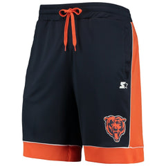 Chicago Bears Starter Fan Favorite Fashion Shorts Navy/Orange | NFL