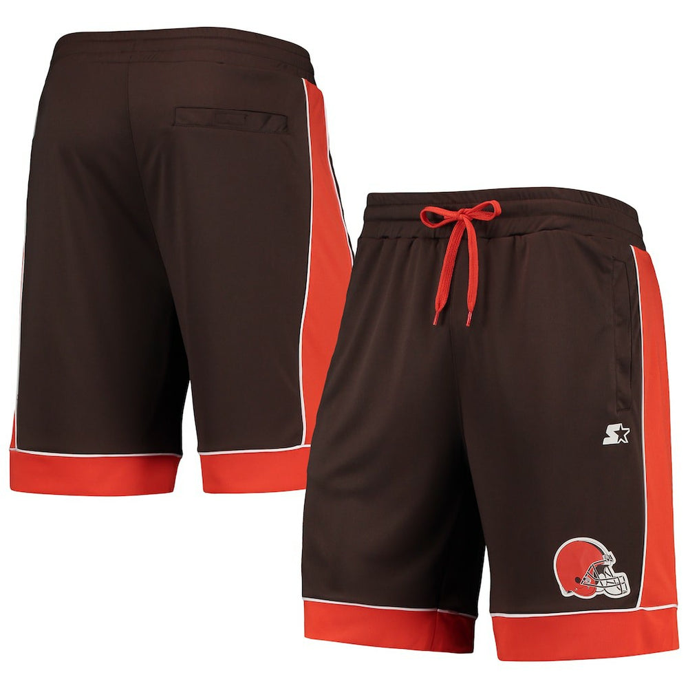 Cleveland Browns Starter Fan Favorite Fashion Shorts Brown/Orange | NFL