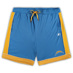 Los Angeles Chargers Starter Fan Favorite Fashion Shorts Powder Blue/Gold | NFL