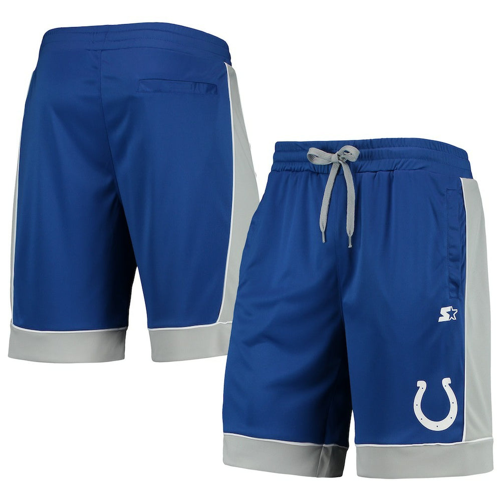 Indianapolis Colts Starter Fan Favorite Fashion Shorts Royal/Gray | NFL