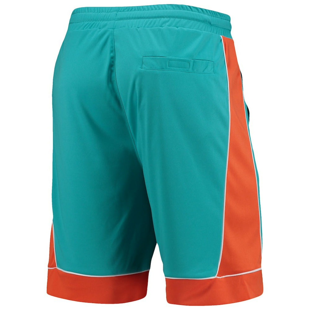 Miami Dolphins Starter Fan Favorite Fashion Shorts Aqua/Orange | NFL
