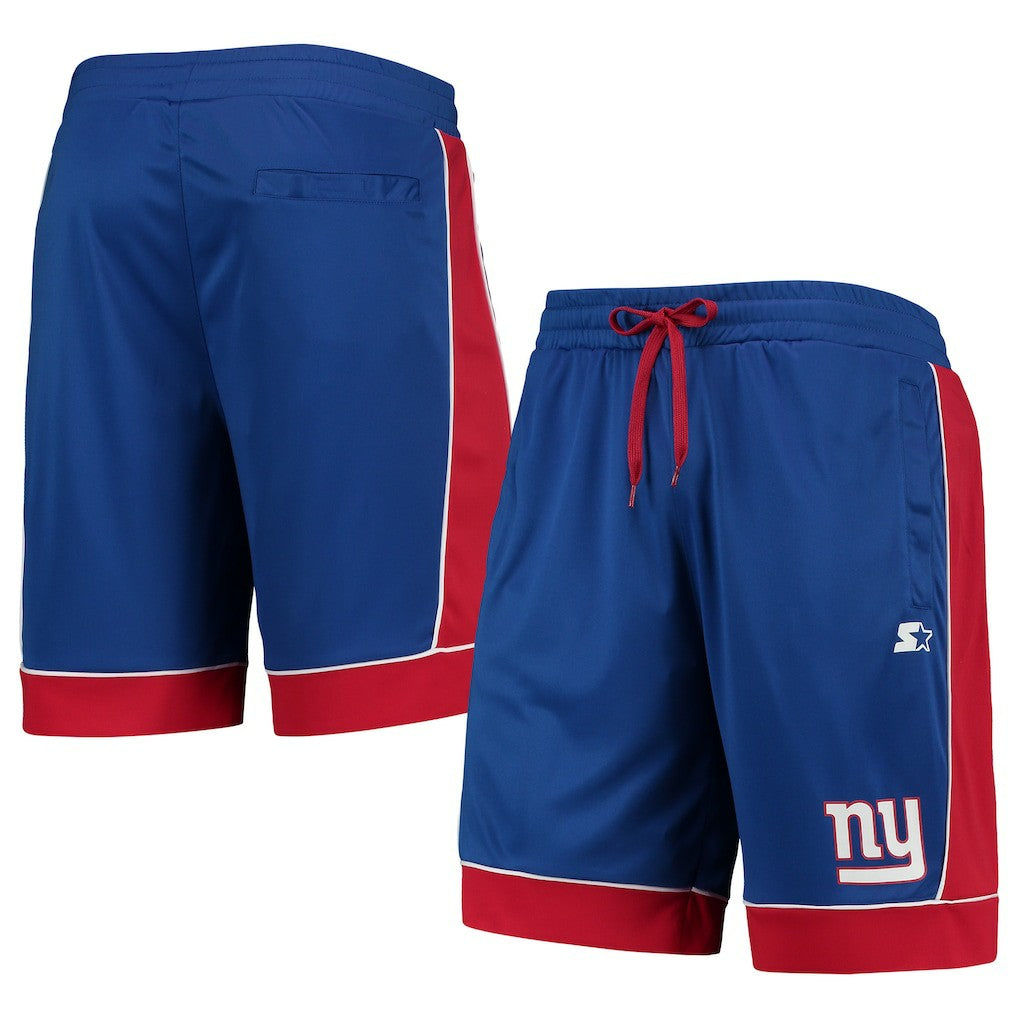 New York Giants Starter Fan Favorite Fashion Shorts Royal/Red | NFL