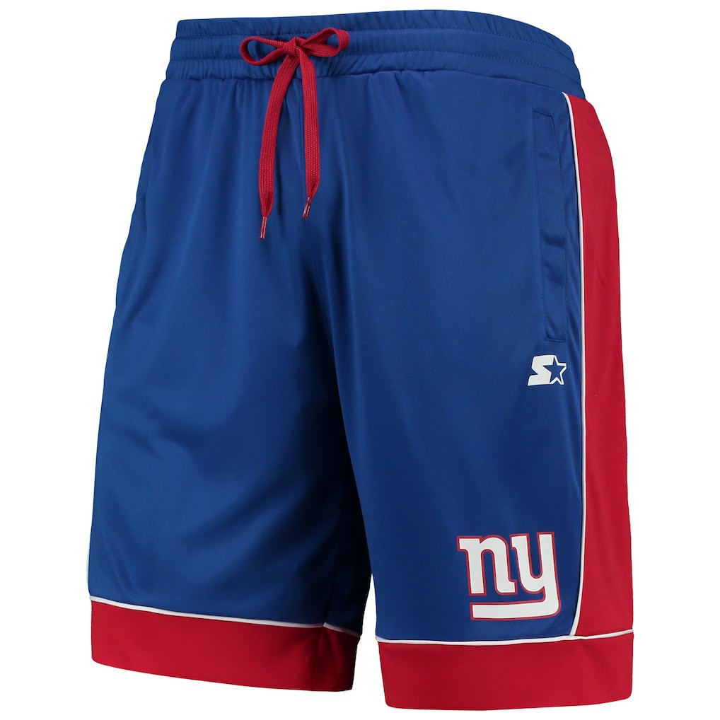 New York Giants Starter Fan Favorite Fashion Shorts Royal/Red | NFL