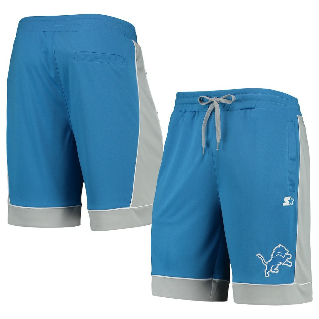 Detroit Lions Starter Fan Favorite Fashion Shorts Blue/Gray | NFL