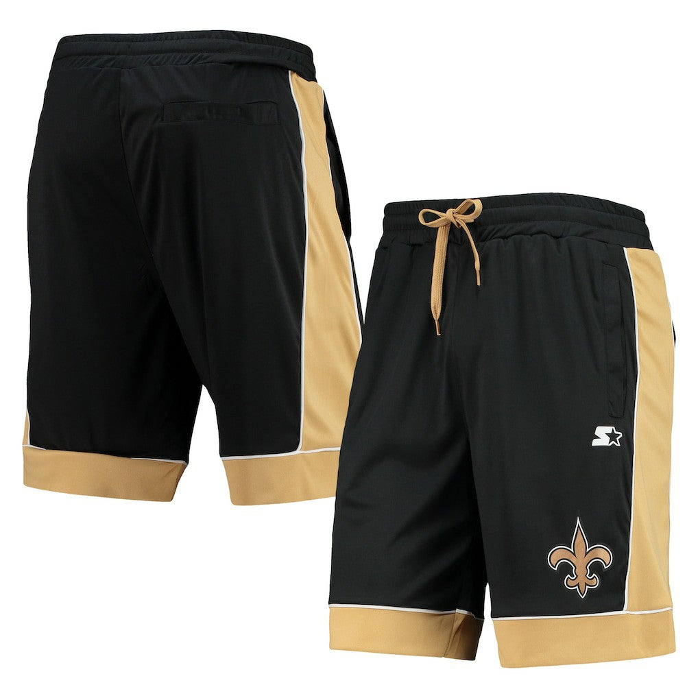 New Orleans Saints Starter Fan Favorite Fashion Shorts Black/Gold | NFL
