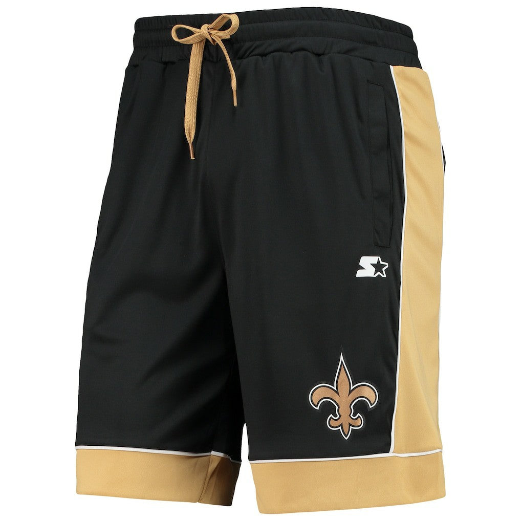 New Orleans Saints Starter Fan Favorite Fashion Shorts Black/Gold | NFL