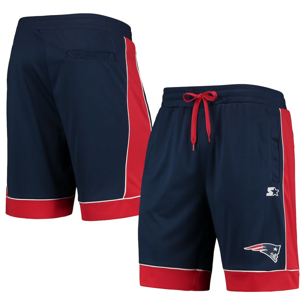 New England Patriots Starter Fan Favorite Fashion Shorts Navy/Red | NFL