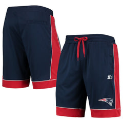New England Patriots Starter Fan Favorite Fashion Shorts Navy/Red | NFL