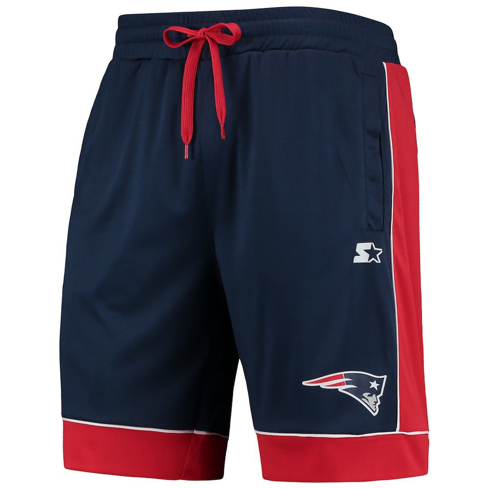 New England Patriots Starter Fan Favorite Fashion Shorts Navy/Red | NFL