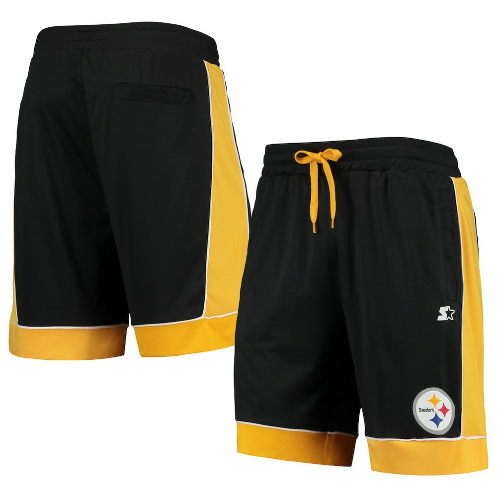 Pittsburgh Steelers Starter Fan Favorite Fashion Shorts Black/Gold | NFL