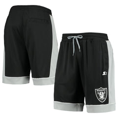 Las Vegas Raiders Starter Fan Favorite Fashion Shorts Black/Silver | NFL