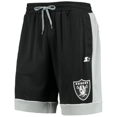 Las Vegas Raiders Starter Fan Favorite Fashion Shorts Black/Silver | NFL