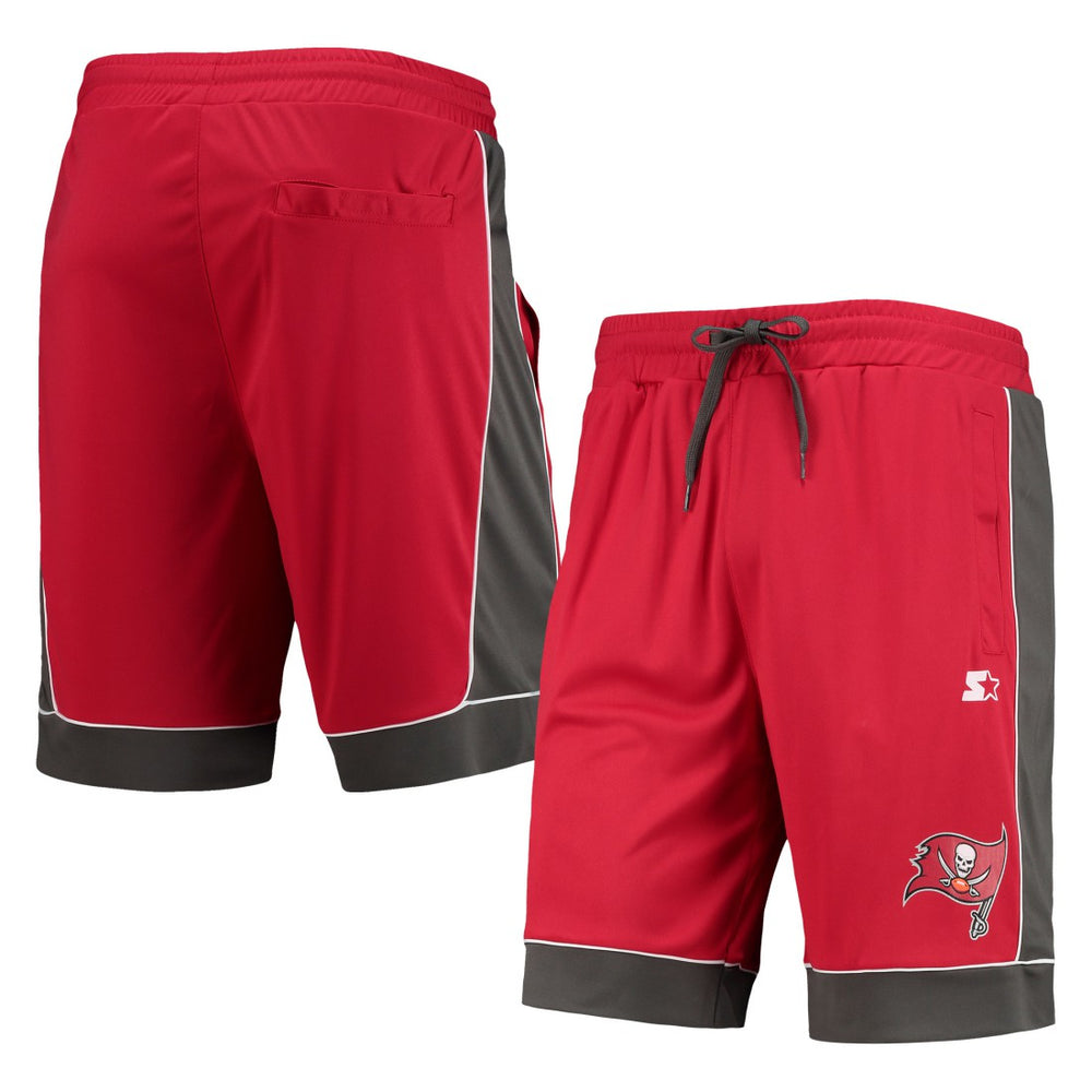 Tampa Bay Buccaneers Starter Fan Favorite Fashion Shorts Red/Pewter | NFL