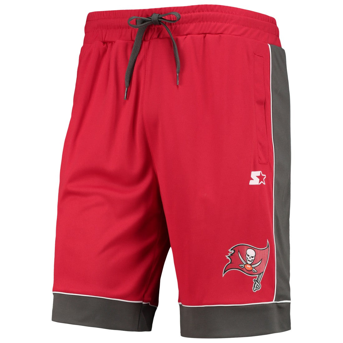 Tampa Bay Buccaneers Starter Fan Favorite Fashion Shorts Red/Pewter | NFL
