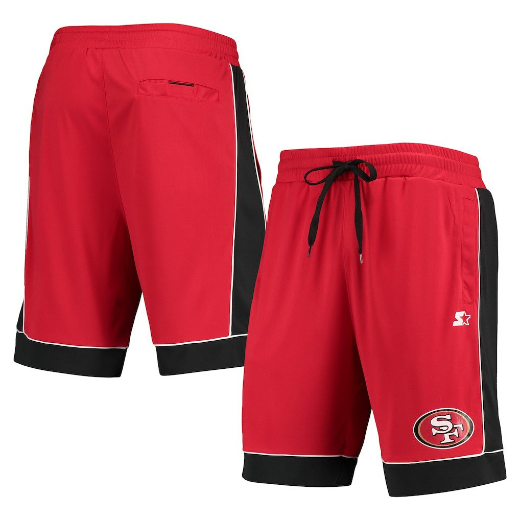 San Francisco 49ers Starter Fan Favorite Fashion Shorts Scarlet/Black | NFL